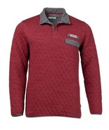 Men’s Medium Magellan Jacket Campfire Quilted Quarter Snap Pullover Outdoor  NWT - $27.99