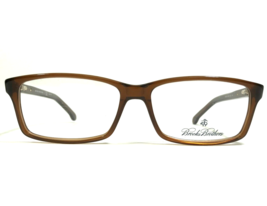 Brooks Brothers Eyeglasses Frames BB730 6034 Brown Rectangular 55-15-140 - £64.04 GBP