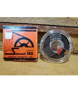 Vintage Sunset 1/4&quot; x 150&#39; 1.5 Acetate Magnetic Recording Tape Dupont Re... - $27.27