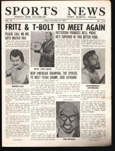 Sports News Wrestling Newsletter&amp; Match Program 12/31/1971-Fort Worth TX-Mr. ... - £30.73 GBP