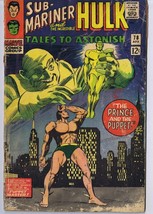 Tales to Astonish #78 ORIGINAL Vintage 1966 Marvel Comics Sub Mariner  - £19.77 GBP