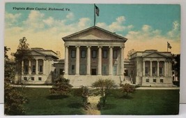 Virginia State Capitol Richmond Va 1911 to Chambersburg Pa Postcard E16 - £7.96 GBP