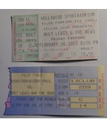 HUEY LEWIS &amp; THE NEWS 1987 Ticket Stub Hollywood Florida + 1991 Pilot Fi... - $8.75