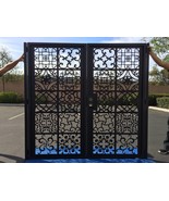 Contemporary Dual Entry Metal Gate Ornamental Iron Garden Entry Modern - £1,793.70 GBP