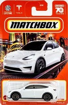 Matchbox 2023 Tesla Model Y White (89/100) 70TH Year Anniversary - £6.88 GBP