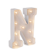 Light Up White Marquee Letters - Letter N 9.875 inches - £29.25 GBP