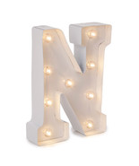 Light Up White Marquee Letters - Letter N 9.875 inches - $52.63 CAD