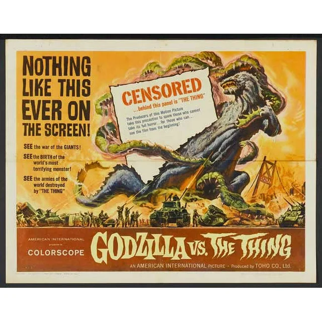 Godzilla VS. The Thing ( Rare 1964 DVD ) - $18.99