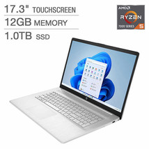HP 17.3&quot; Touchscreen Laptop - AMD Ryzen 5 7530U - Windows 11 - £562.23 GBP