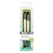 EcoTools Eye Enhancing Duo Brush Set, Made with Recycled and Sustainable Materia - $14.99
