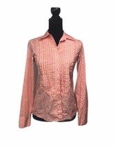 Banana Republic Pink Shirt Cotton Womens Size XS Button Up - £12.64 GBP