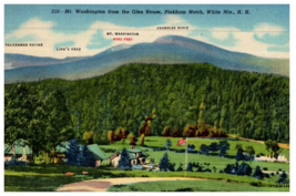 Mt Washington From The Glen House Pinkham Notch New Hampshire Postcard - £18.26 GBP