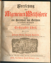 1794 German World History Vol 60 Charles VI Habsburg Ottoman Hohenzollern - £286.85 GBP