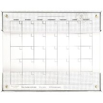 20&quot;X16&quot; Glass Dry Erase Calendar - - $31.99