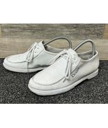 Vintage Dexter USA Ladies White Leather Bowling Shoes Women’s Size 7.5 - $30.45 CAD