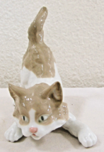 1980 Lladro Animals-Domestic Porcelain 5091 Scare-Dy Cat with Box - $88.11