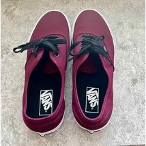 Vans Off The Wall US Men&#39;s Shoes Sneakers Size 8.5 Maroon Used - $19.55