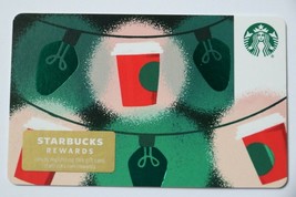 Starbucks Gift Card 2019 Christmas Lights Cup USA Paper Collectible New - £3.96 GBP