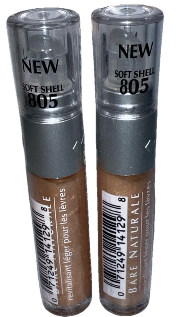 (PACK OF 2) Loreal Bare Naturale Lip Conditioner #805 SOFT SHELL (New/Se... - $9.89