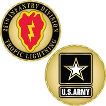 U.S MilitaryChallenge Coin-25th Infantry Division - $12.54