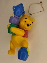 Disney Winnie the Pooh with Honey Pots!  Christmas ornament. 3&quot; tall - £9.38 GBP