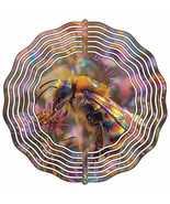 Wasp in Flowers Metal Wind Spinner - $47.90 CAD
