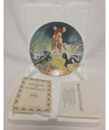 Knowles Disney’s Bambi Limited Edition Plate &quot;Bambi&#39;s New Friends&quot; 1992 - $540.91 MXN