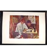 Vtg A La Mie Toulouse Lautrec Abrams Art Book Plate #5 &#39;52 - $29.99