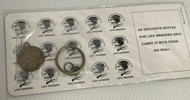 North American Hunting Club keychain fob keytag new old stock vintage - $9.49