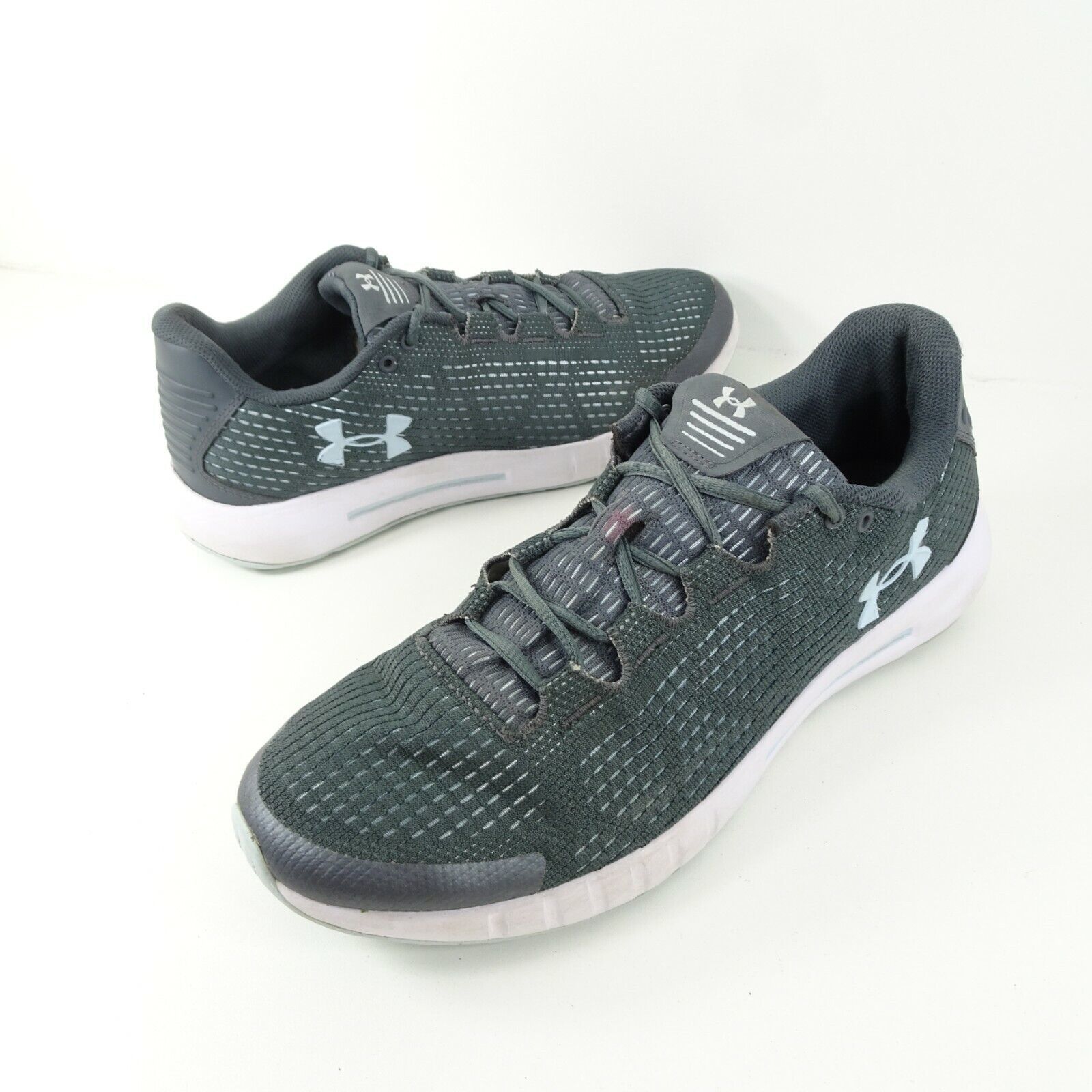 Primary image for Under Armour Micro G Pursuit SE Women's Size 9.5 Gray Blue Running Shoes
