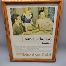 1932 Mary Blair Meadow Gold Butter Vintage Print Ad Saturday Evening Post 11x14  - £7.08 GBP