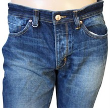 NEUW Lou Slim Fit JEANS Men&#39;s 32 x 32 Organic Cotton Button Fly Blue Denim $179 - £27.90 GBP