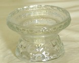 Clear Glass Candle Holder Column Tealight Taper 3 in 1 - £13.23 GBP