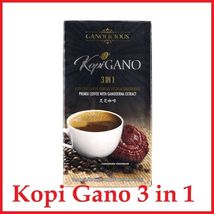 10 Boxes Gano Excel Ganocafe Ganolicious 3 In 1 Ganoderma Extract Dhl Express - $219.00