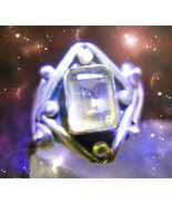 HAUNTED RING SALEM WITCHES GOLDEN CHANNEL OF FORTUNE NEW ENGLAND HIGH MA... - $10,559.39 MXN