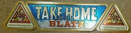 Vintage 1980’s “Take Home BLATZ” Beer Foil Over Cardboard Tavern / Store sign WS - £26.45 GBP