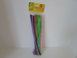 Crayola Chenille Stems Pipe Cl EAN Ers 50 Pc 30.5CM Asst Colors 12&quot;L New L24 - £3.67 GBP