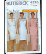 Butterick 4376 vintage sewing pattern Nicole Miller Dress 1989. - £9.38 GBP