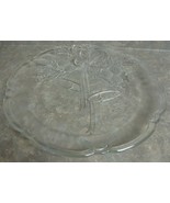 VINTAGE MIKASA CRYSTAL HOLIDAY BELLS HOSTESS PLATTER 14 3/4&quot; ROUND SERVI... - €25,23 EUR