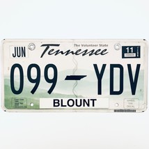 2011 United States Tennessee Blount County Passenger License Plate 099 YDV - $16.82