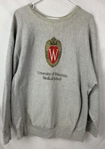 Vintage Wisconsin Badgers Sweatshirt MacGregor Sand Knit Crewneck XL USA... - $49.99