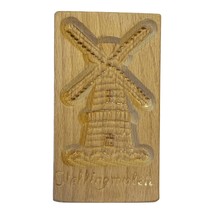 Vintage 1970s Dutch Wooden Speculaas Mold – Stellingmolen Windmill Cooki... - $375.94 MXN