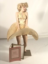Vintage Franklin Mint Heirloom Dolls Marilyn Monroe Seven Year Itch Display - $188.26