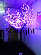 Pink 6.5ft 1,000pcs LEDs Cherry Blossom Tree Christmas Tree Light for Home Decor - £353.23 GBP