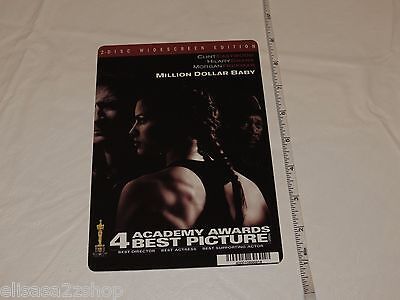 Million Dollar Baby RARE movie mini POSTER collector backer card 8 x 5.5... - $12.86