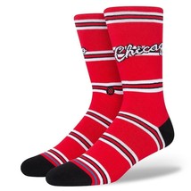 Stance NBA Classics Bulls Cotton Blend Mid Cushion Crew Socks Men&#39;s L (9... - $16.99