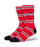 Stance NBA Classics Bulls Cotton Blend Mid Cushion Crew Socks Men&#39;s L (9... - $23.23 CAD