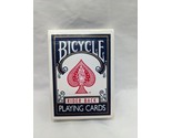 Blue Bicycle Rider Back Poker Size Playing Card Deck Poker 808 Complete  - £4.96 GBP