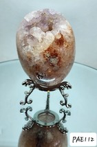 Pink Amethyst, Large Polished Druzy Geode Egg, Amethyst Pink Egg - £62.92 GBP