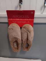 NWT Aerosoles Tan Faux Fur Slippers Size XL 9 1/2 - 10 1/2 - £7.93 GBP